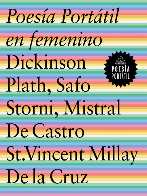 Title details for Poesía Portátil en femenino by Emily Dickinson - Available